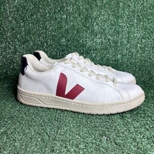 VEJA Urca CWL White Marsala Black Sustainable Casual Sneaker White Womens Size 8